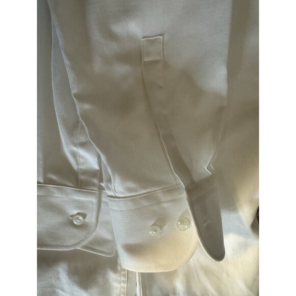 BOSS Hugo Men's Sharp Fit Button-Up Shirt Long Sleeve White 17.5 XL 34 35 NEW - Picture 8 of 14